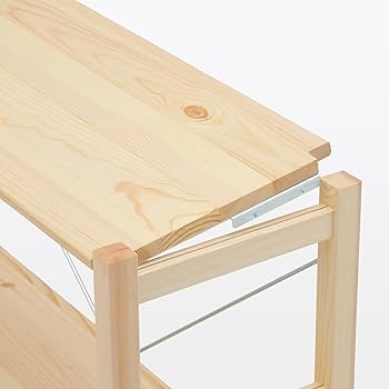 Amazon｜無印良品 パイン材ユニットシェルフ 大 幅58×奥行26×高さ175.5