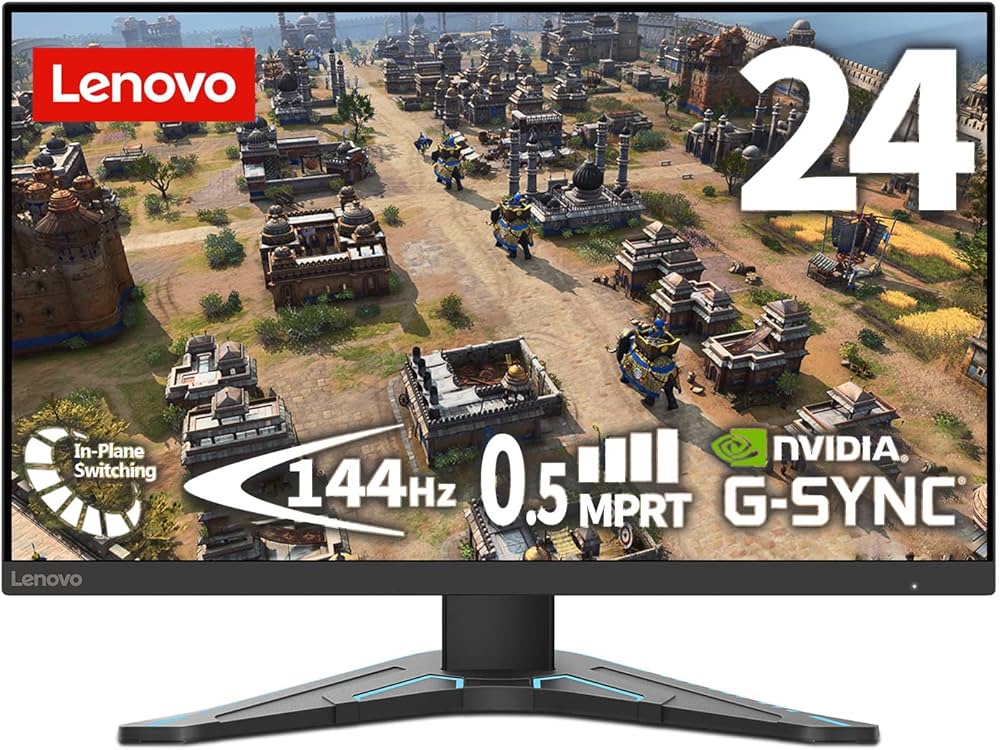 Amazon.co.jp: Lenovo G24-20 ゲーミング モニター (23.8インチ 165Hz