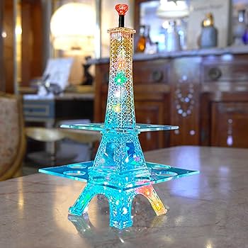 Amazon｜WANCHIY 観覧車 エッフェル塔型 12カップ LEDグラスボトルの