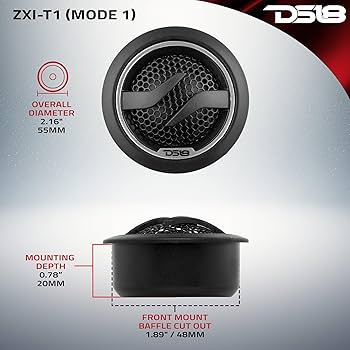 Amazon.com: DS18 ZXI-T1 1.7 Inches Pei Dome Car Audio Tweeter with