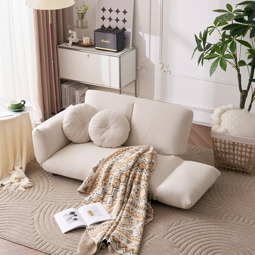 Amazon｜Kelfluxion ソファ ソファベッド フロアソファ コンパクト