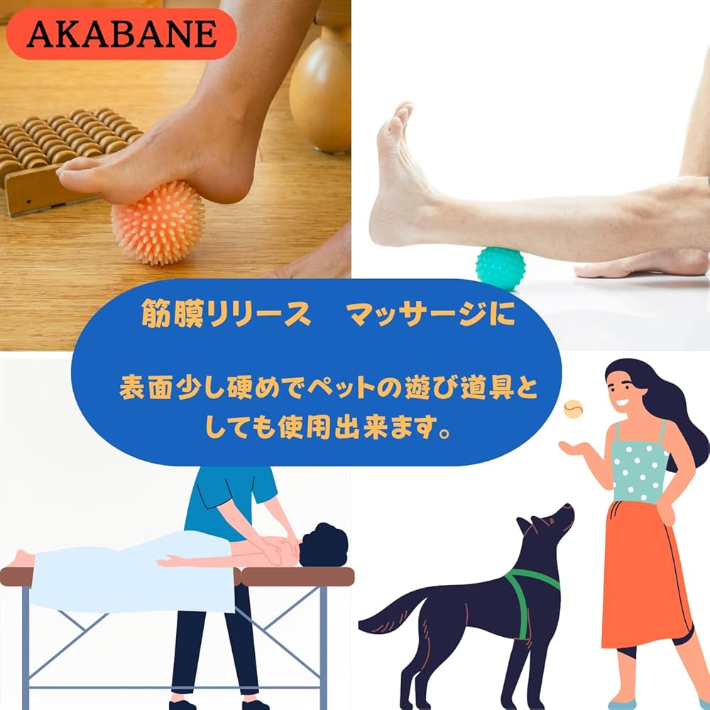Amazon.co.jp: アカバネ(AKABANE) リフレックスボール 青黄 （2色