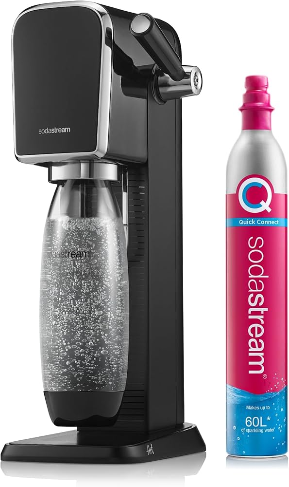 Amazon.com: SodaStream Art Sparkling Water Maker (Black) with CO2