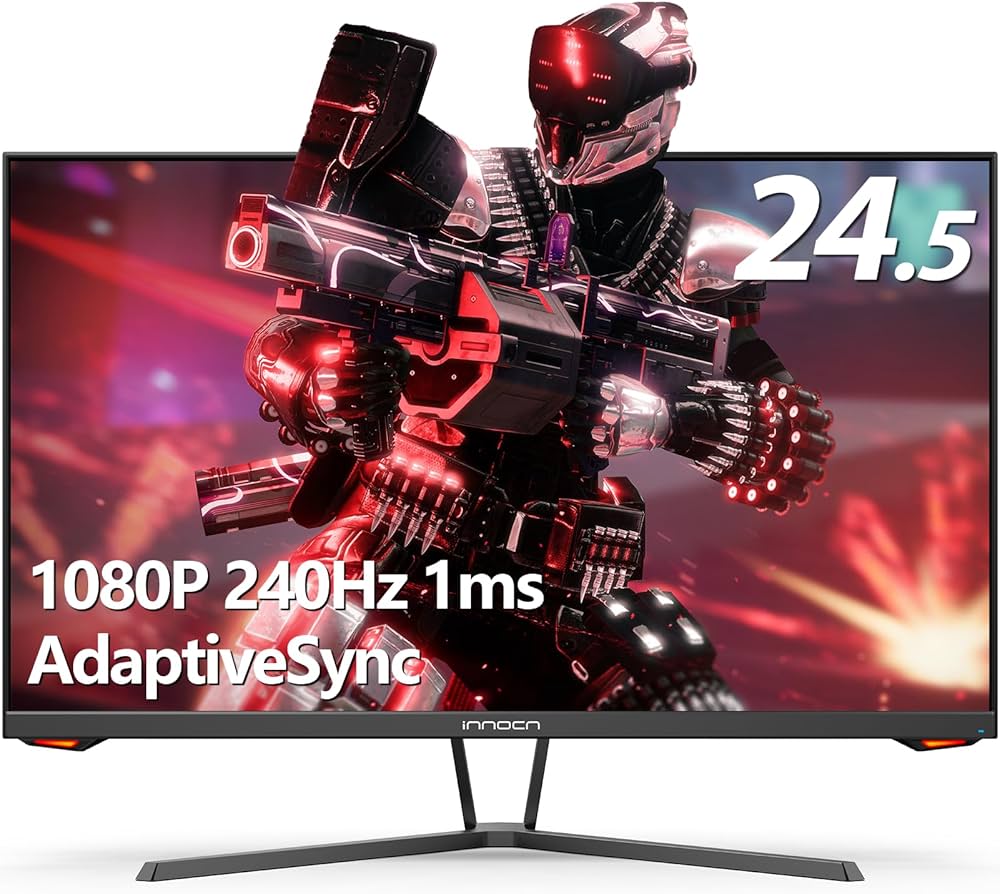 Amazon.co.jp: INNOCN ゲーミングモニター, 24.5インチ, 180Hz, 1ms