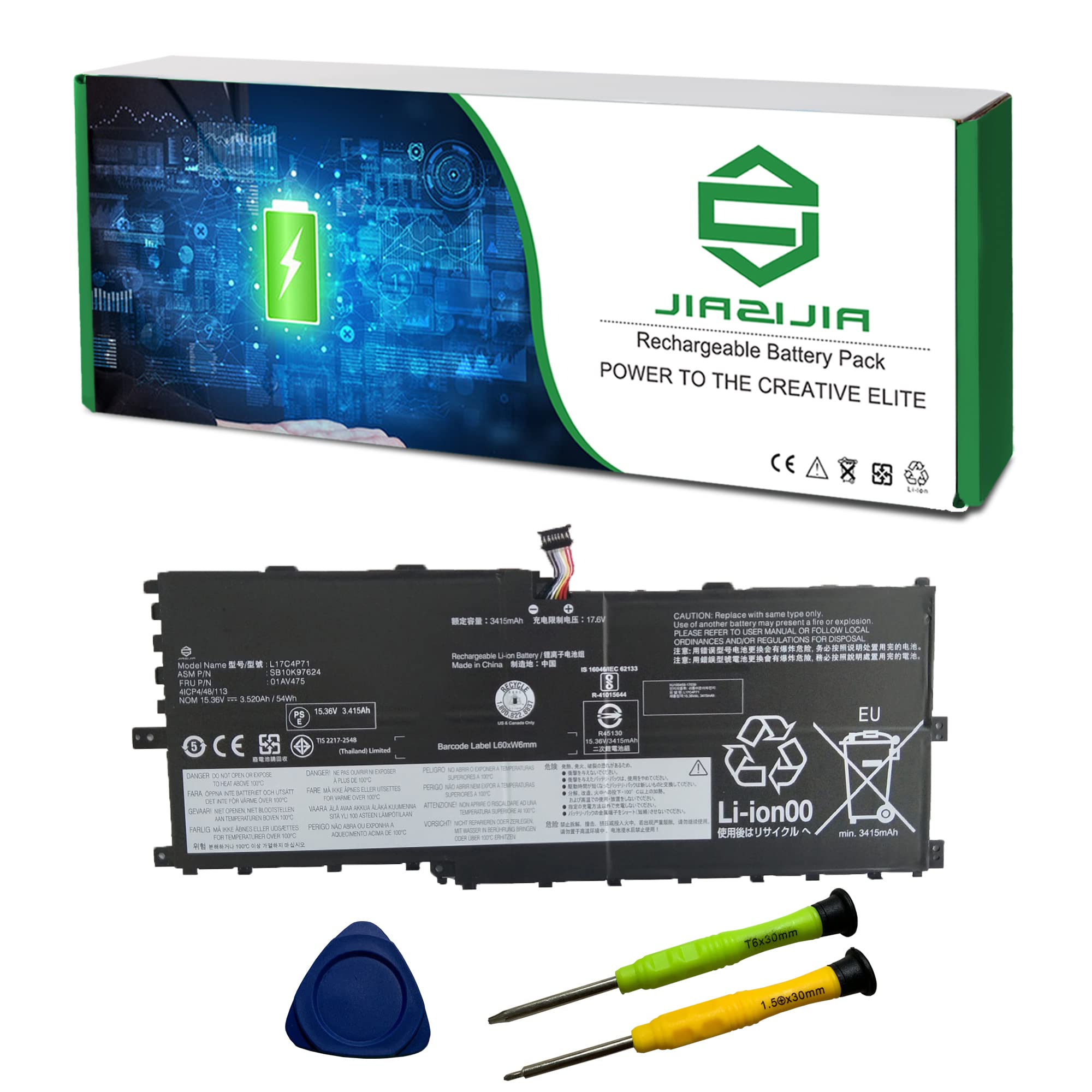 Amazon.com: JIAZIJIA 01AV475 L17C4P71 SB10K97624 Laptop Battery