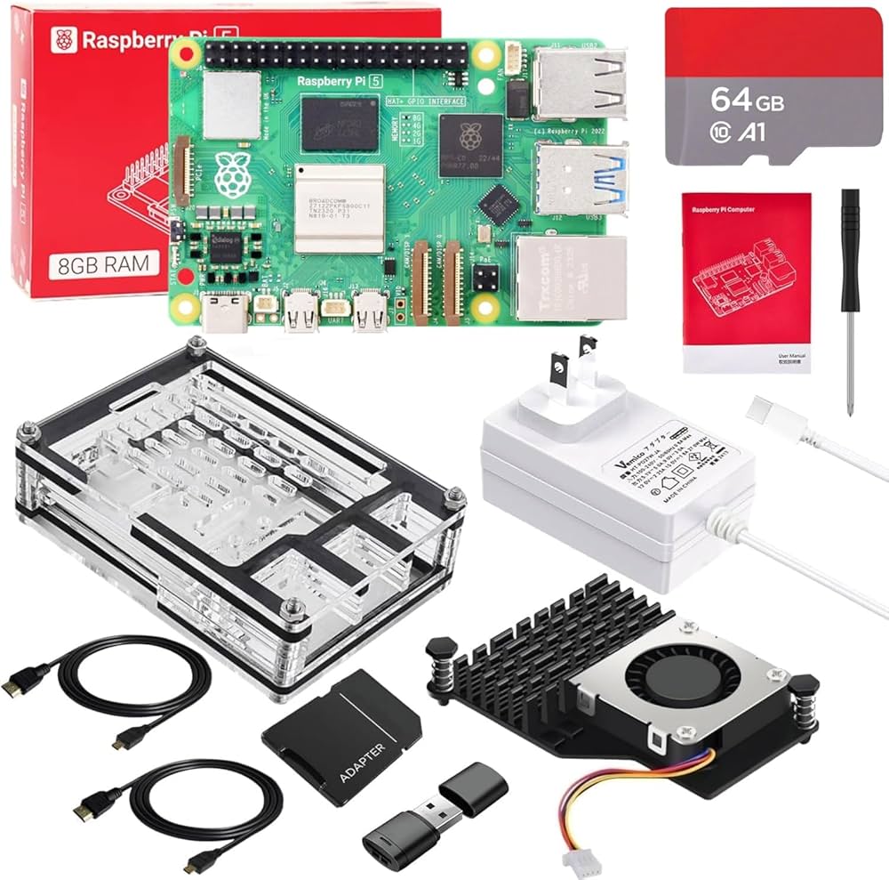 Amazon.co.jp: Vesonn Raspberry Pi 5 Starter Kit 技適済み Raspberry