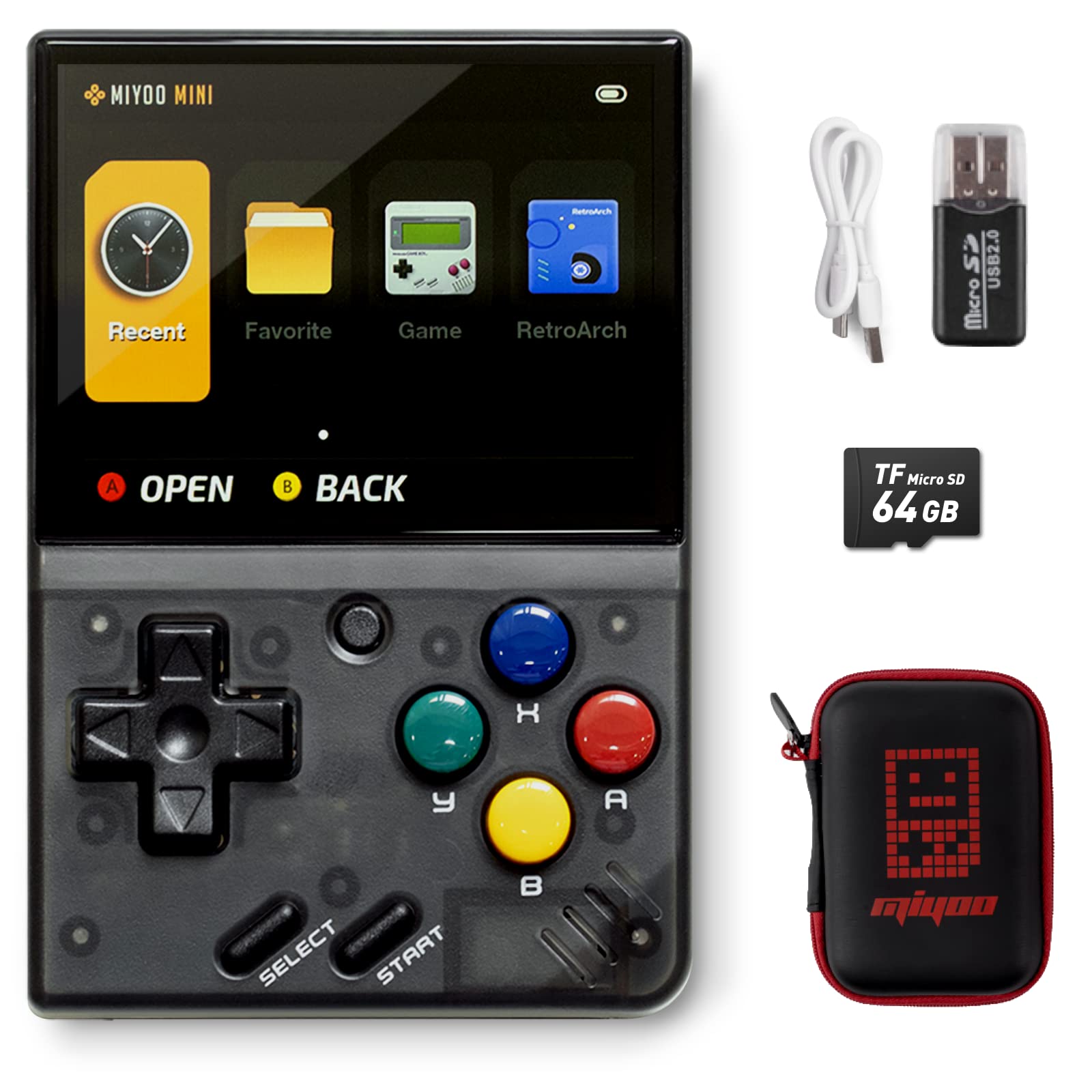 Amazon.com: Miyoo Mini V2, Handheld Game Console 2.8-inch HD