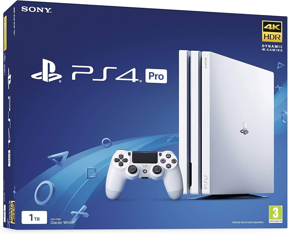 Amazon.com: Sony PlayStation 4 Pro 1TB White (PS4) (Renewed