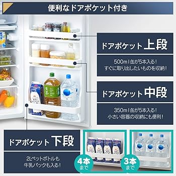 Amazon | アイリスオーヤマ 冷蔵庫 93L 一人暮らし コンパクト 小型