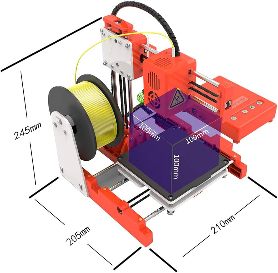 Amazon | EasyThreed ミニ3Dプリンター 超高精度 便利に操作可能