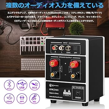 Amazon.co.jp: Nobsound M7 HiFi Bluetooth 5.0 デジタルパワーアンプ