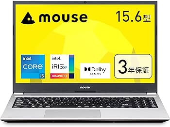 Amazon.co.jp: mouse B5 【3年保証/Office搭載】 ノートパソコン (15.6