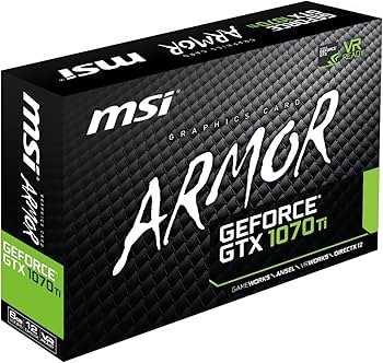 Amazon | MSI GeForce GTX 1070 Ti ARMOR 8G グラフィックスボード