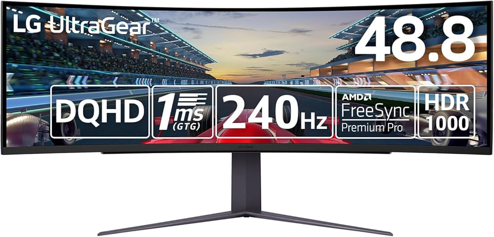 Amazon.co.jp: LG ゲーミングモニター 49GR85DC-B 48.8インチ LG