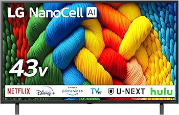 Amazon | LG 液晶テレビ 43NANO80AJA 43V型 4Kチューナー内蔵/スマート