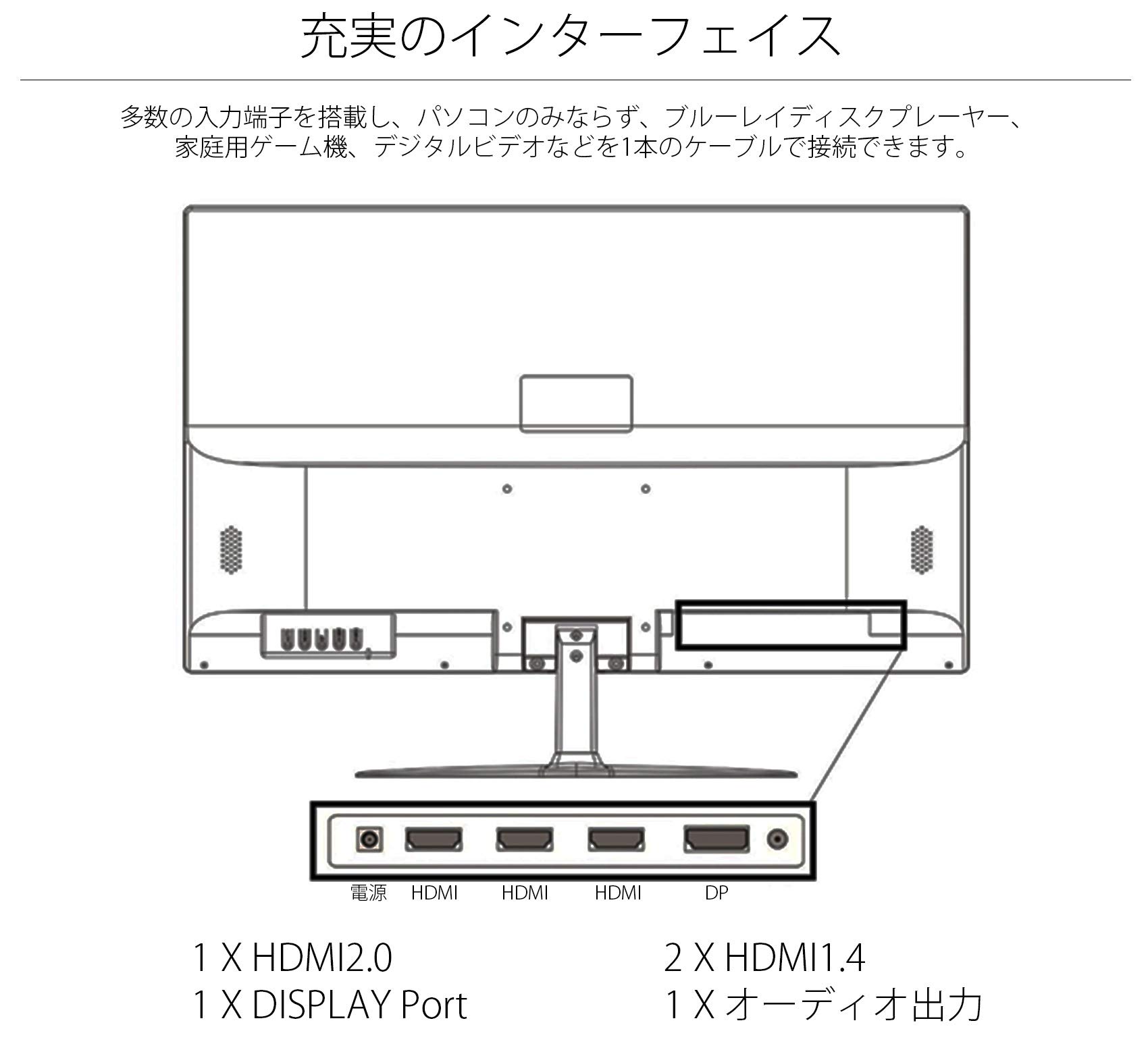 Amazon.co.jp: JAPANNEXT JN-IPS244UHDR 4K 24インチ液晶ディスプレイ
