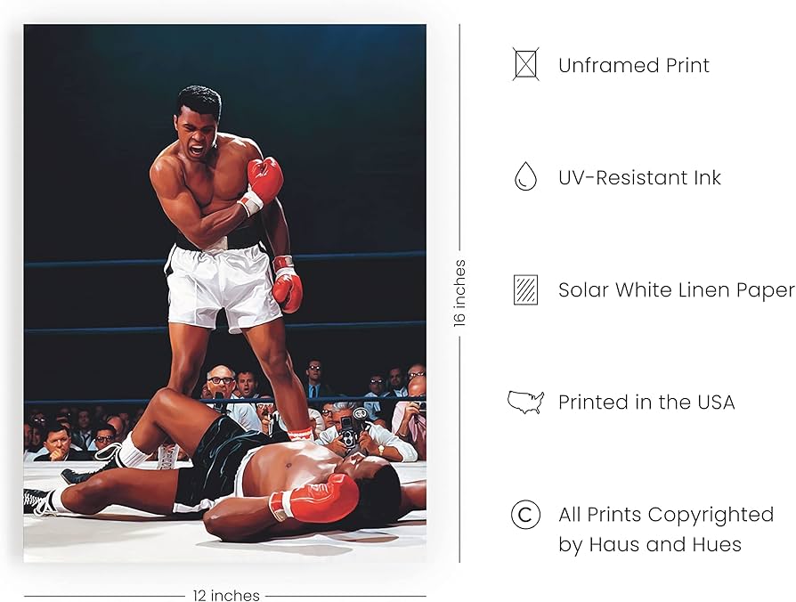 Amazon.co.jp: HAUS AND HUES ムハンマド・アリポスター - モハメド