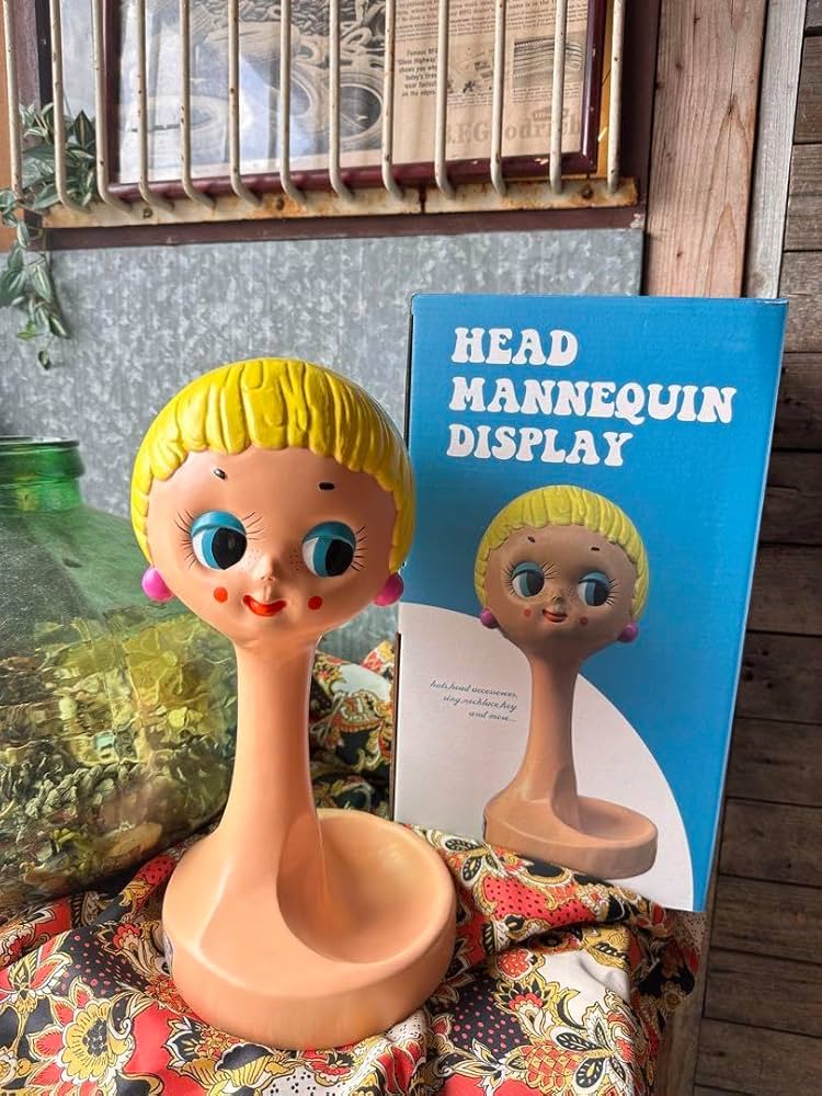 Amazon.co.jp: ツイッギー風 ヘッドマネキン ヘッドトルソー : おもちゃ
