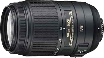 Nikon 55-300mm f/4.5-5.6G ED VR AF-S DX Nikkor Zoom Lens for Nikon