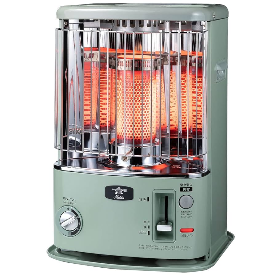 美品 アラジン 石油ストーブ CAP-U269 ミントグリーン 2023年製 【公式