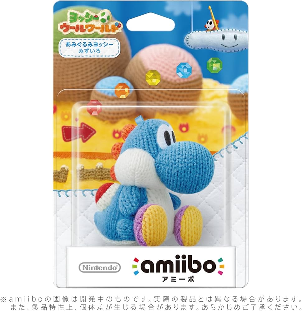 Amazon.com: Light Blue Yarn Yoshi amiibo - Japan Import (Yoshi's