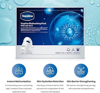 Amazon.com : Vaseline Moisturizing, Brightening, Nourishing Face
