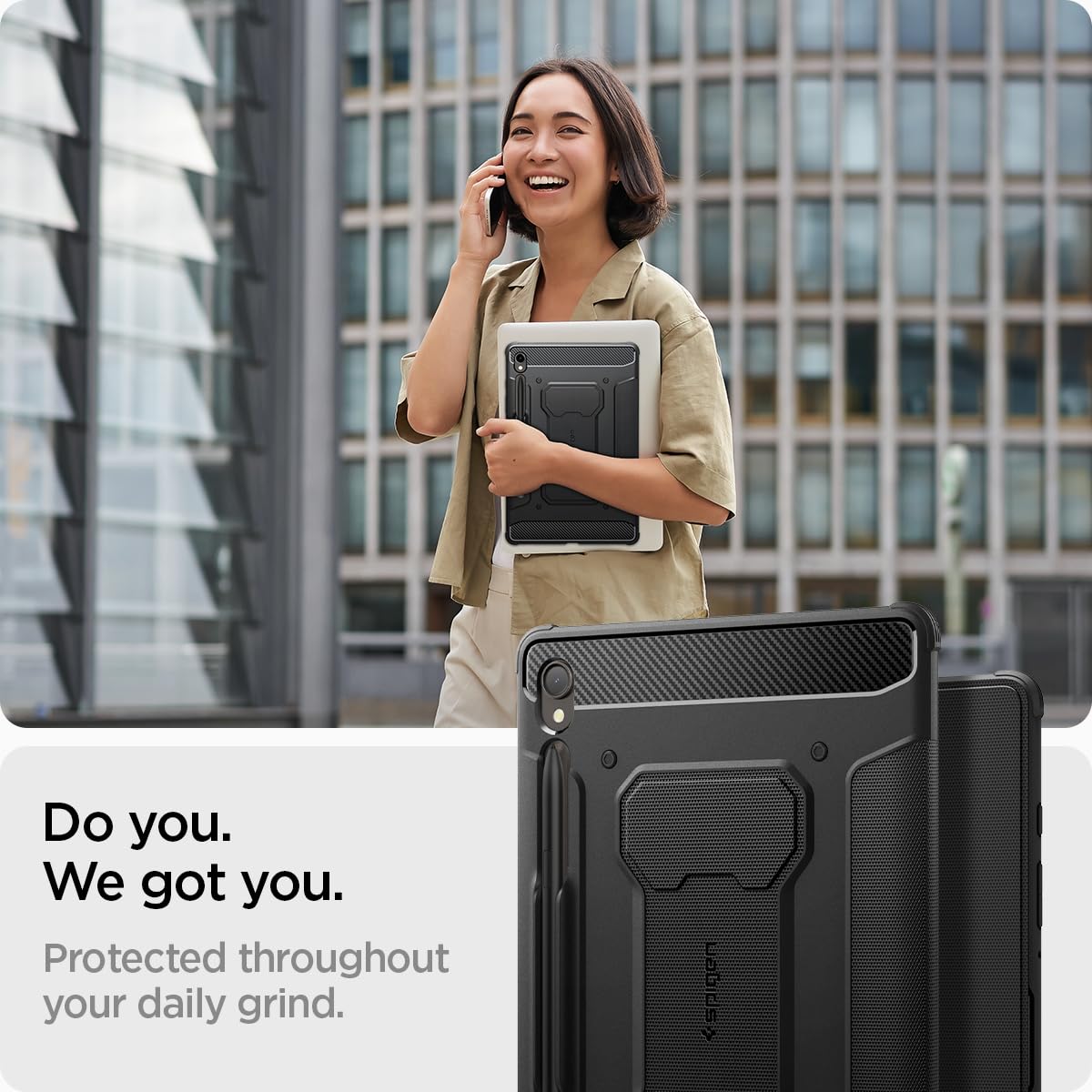 Amazon.co.jp: Spigen Galaxy Tab S9 ケース カバー 衝撃吸収 耐衝撃