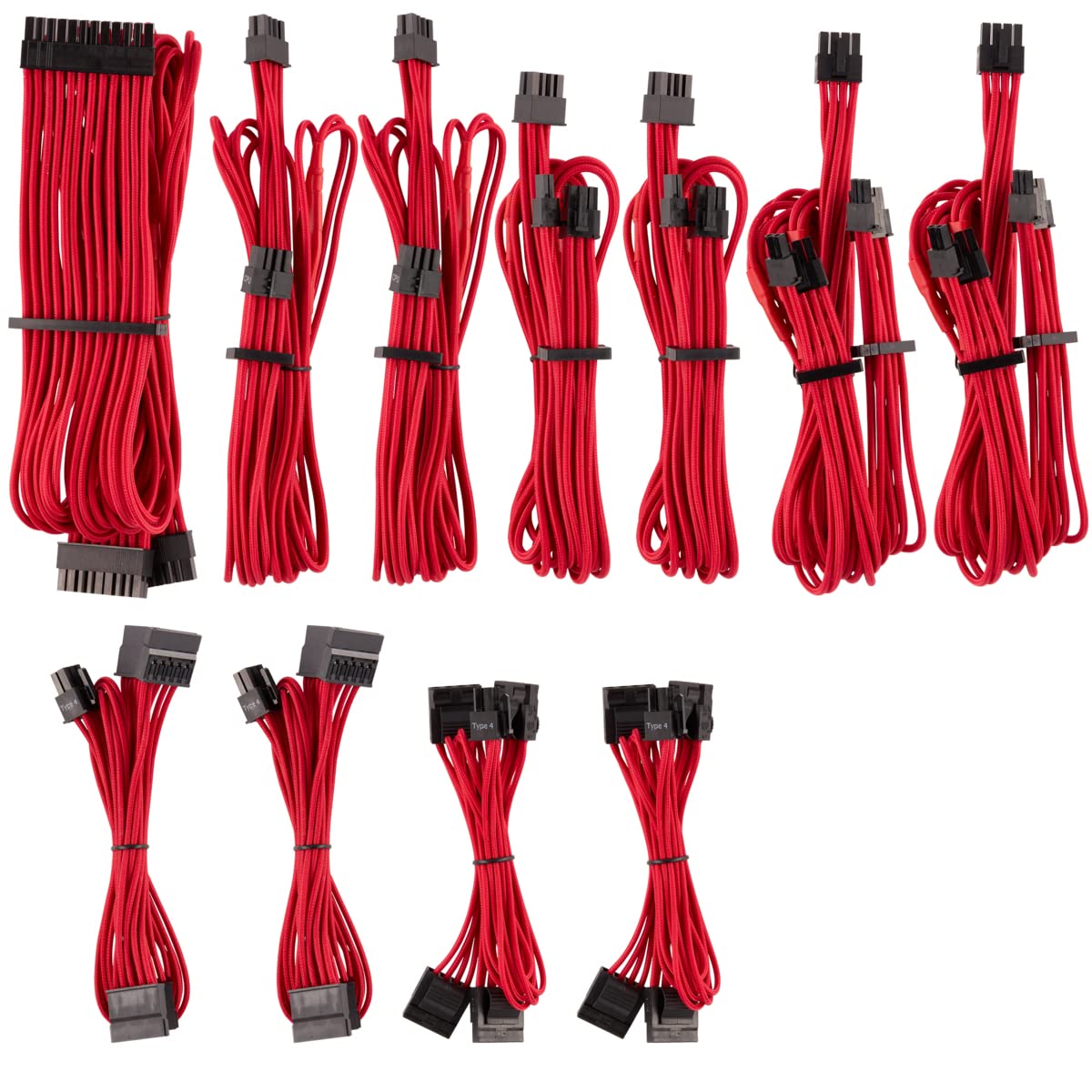Amazon.co.jp：CORSAIR Premium Individually Sleeved PSU Cables