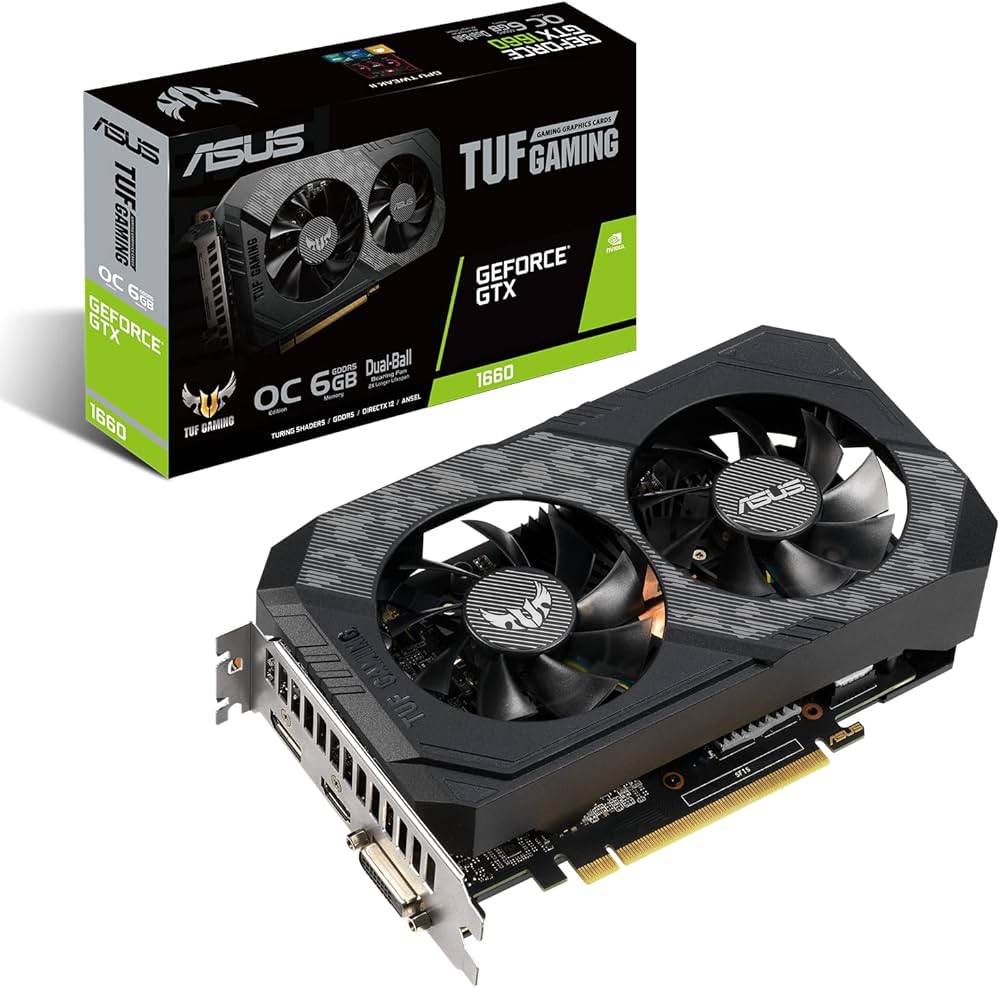Amazon | ASUS GeForce GTX 1660 TUFゲーミングOC（6GB GDDR6 / PCI