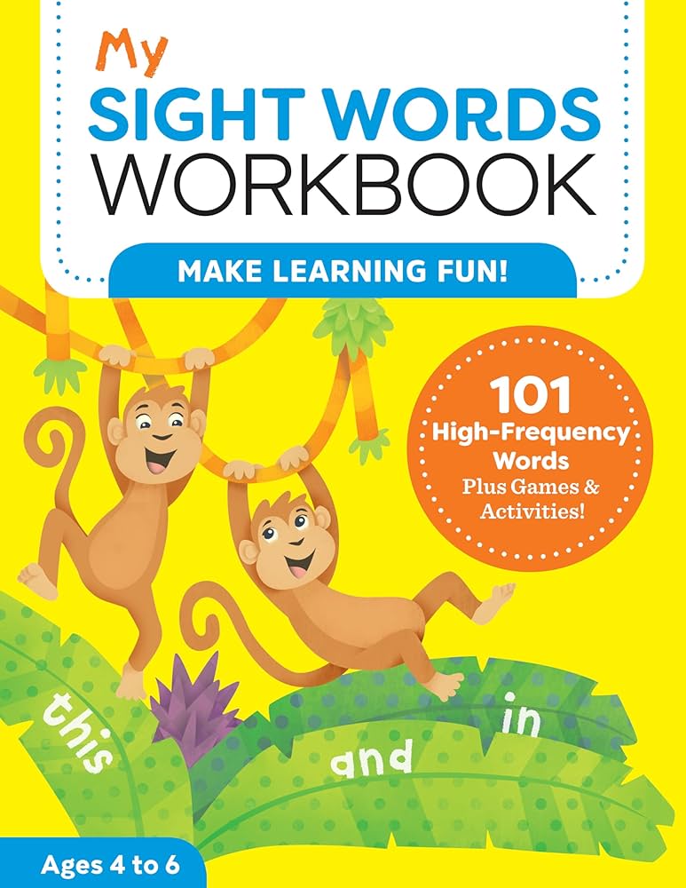 Amazon.com: My Sight Words Workbook: 101 High-Frequency Words Plus