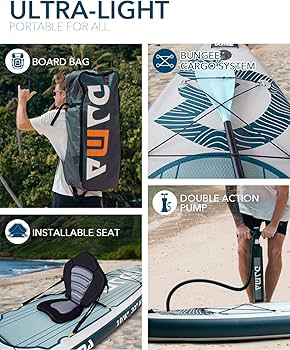 Amazon | DAMA Adventure 10フィート6インチ SUP スタンドアップパドル