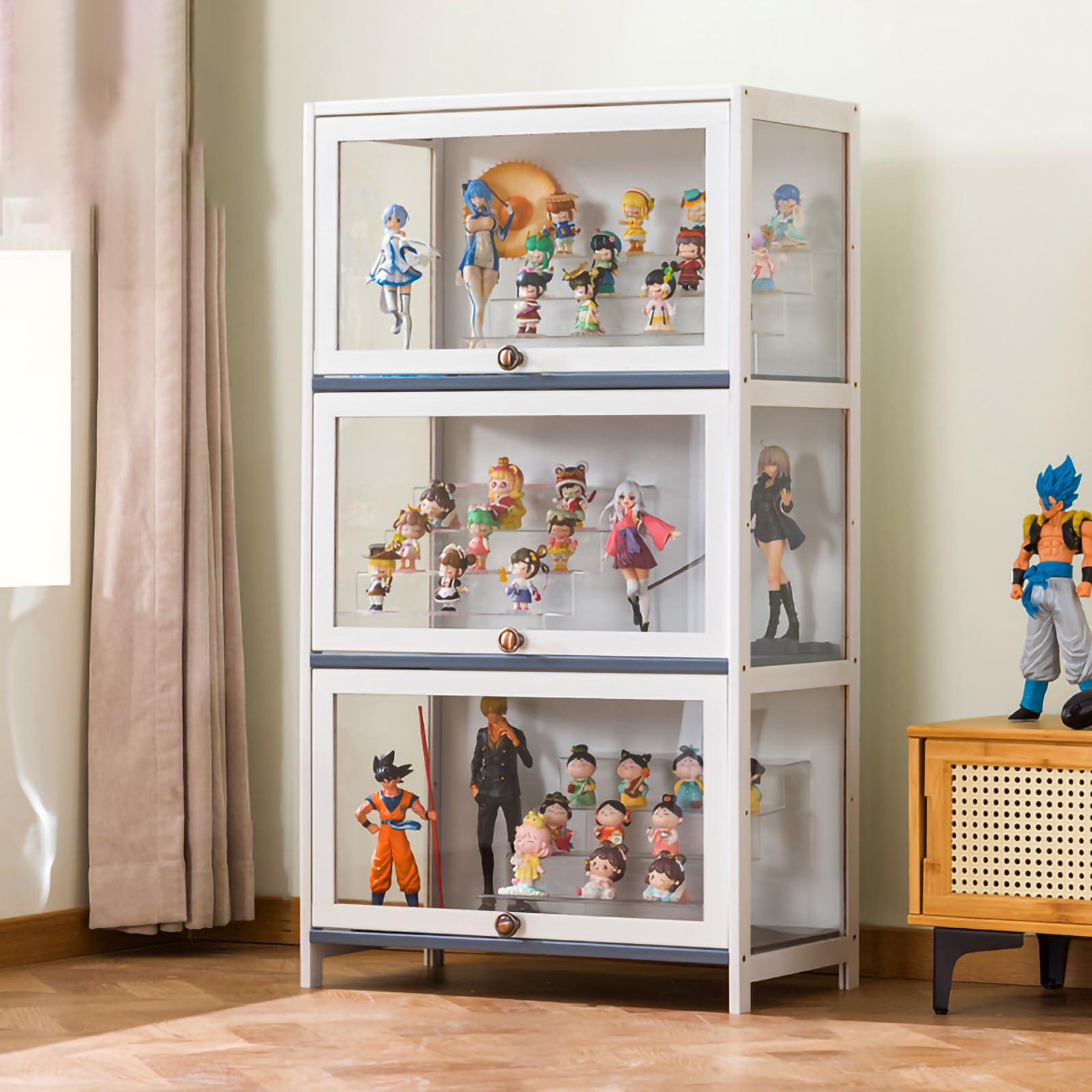 Amazon.co.jp: コレクションケースフガラスケースディスプレイラック