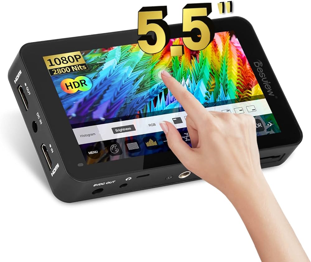 Amazon | Desview R6 カメラモニター 撮影用モニター 2800nit高輝度