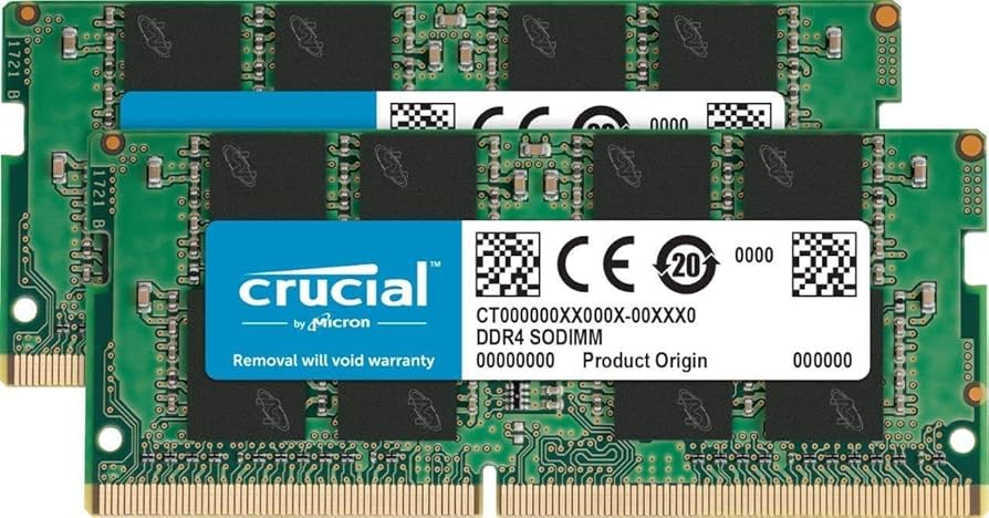 Micron Memory Kit with 16GB (2x8GB) DDR4 PC4-21300 2666MHz SR x8