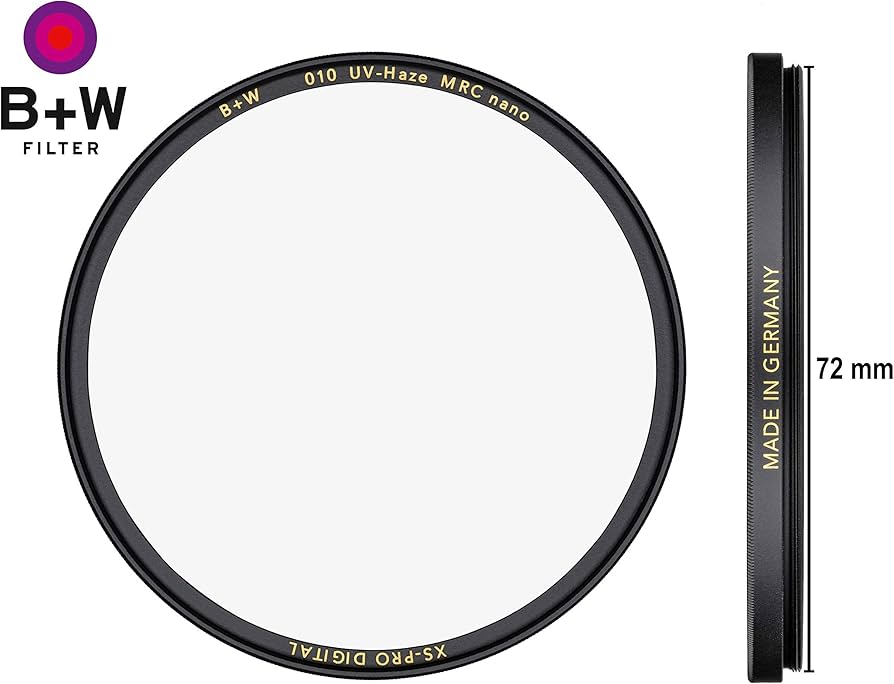 Amazon | B+W 010 UV-Filter 72mm - XS-Pro Digital MRC nano クリアー