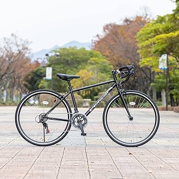 Amazon | 21Technology 自転車 ロードバイク 700c ジェットブラック
