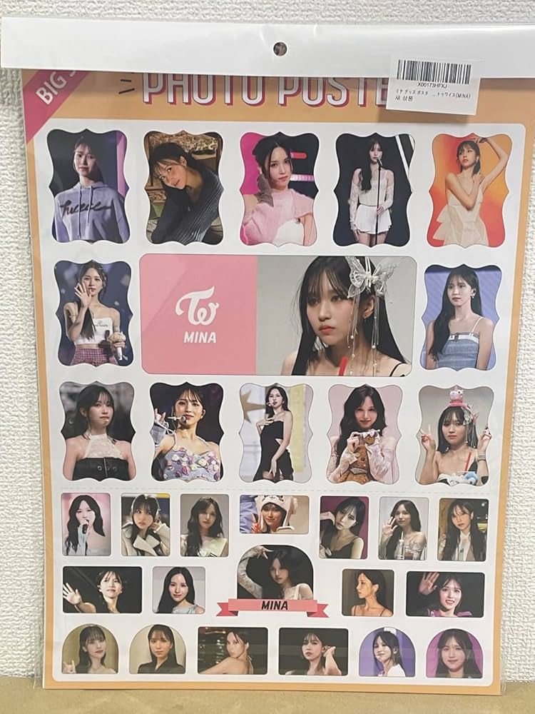 Amazon.co.jp: ミナ グッズ ポスター 12枚 + シールセット 1枚 12