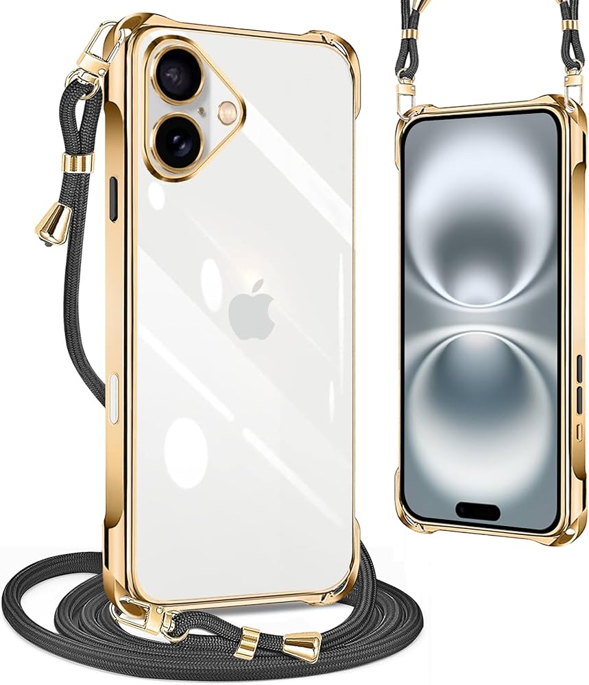 Amazon.co.jp: PAILAIMEN iphone 16 ケース 2024年発売 クリア ネック