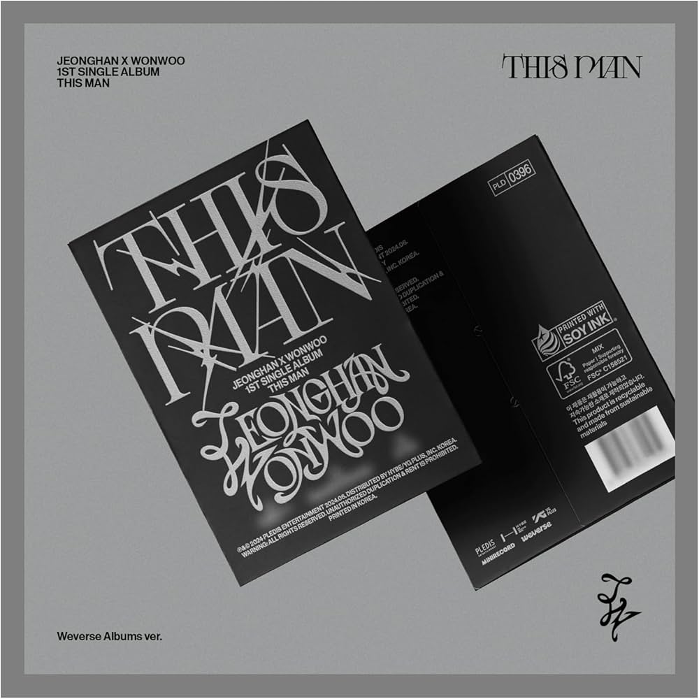 Amazon.co.jp: SEVENTEEN Jeonghan X Wonwoo THIS MAN 1st Single