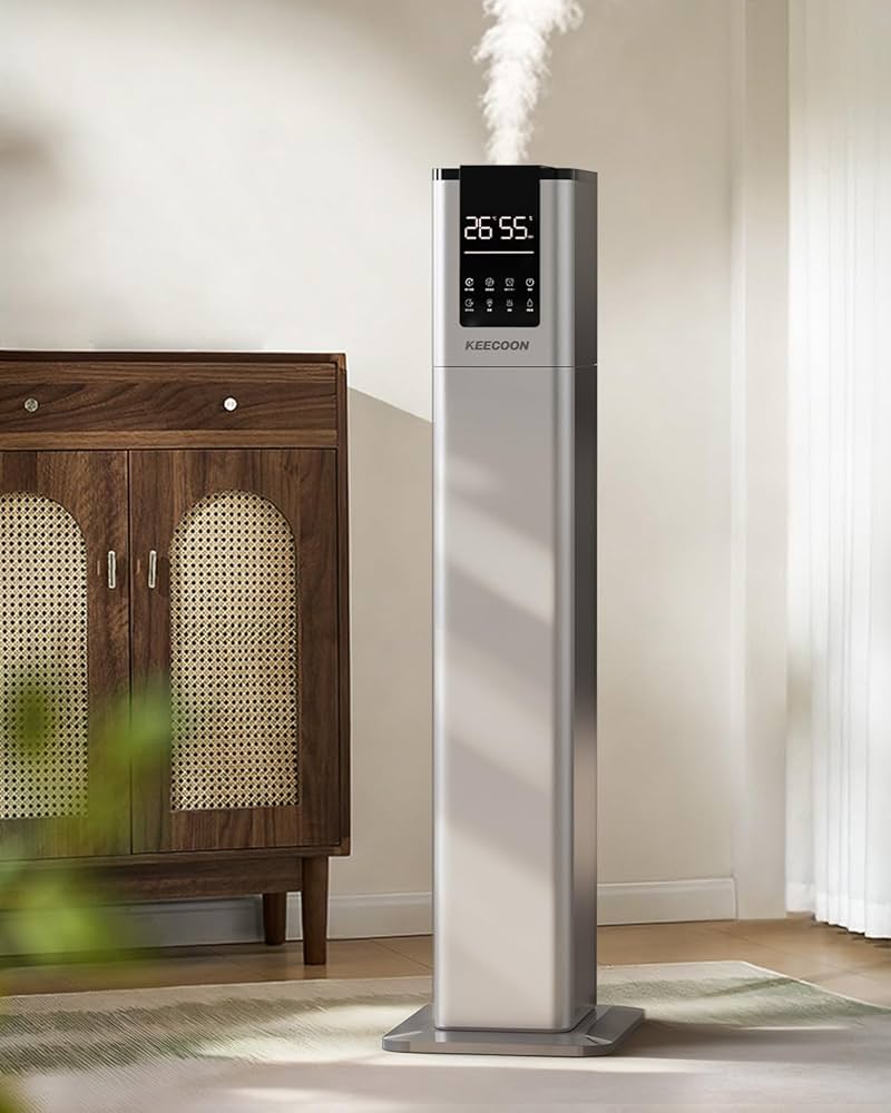 Amazon.co.jp: KEECOON 加湿器 大容量 スチーム式 加熱式 ハイブリッド