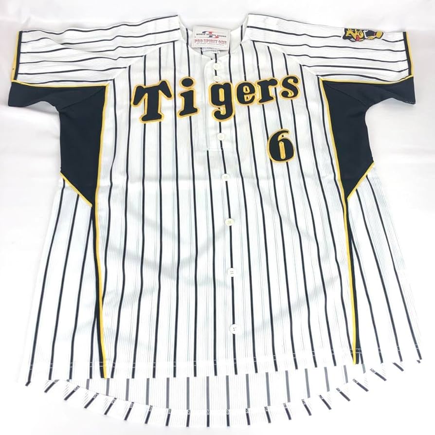 Amazon.co.jp: 阪神タイガース 6番 金本知憲 ユニフォーム タグ付き LL