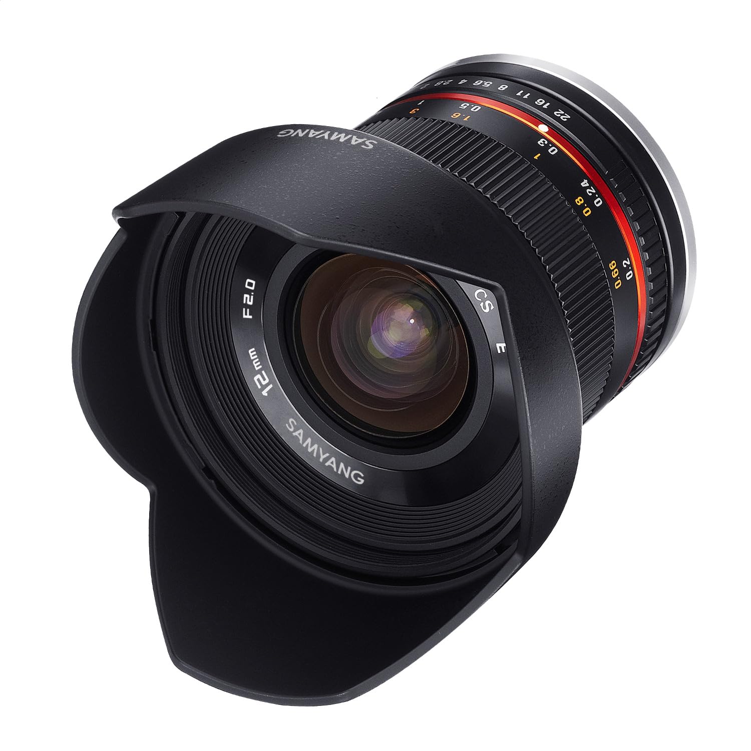 Amazon | SAMYANG 単焦点広角レンズ 12mm F2.0 ブラック キヤノン EOS