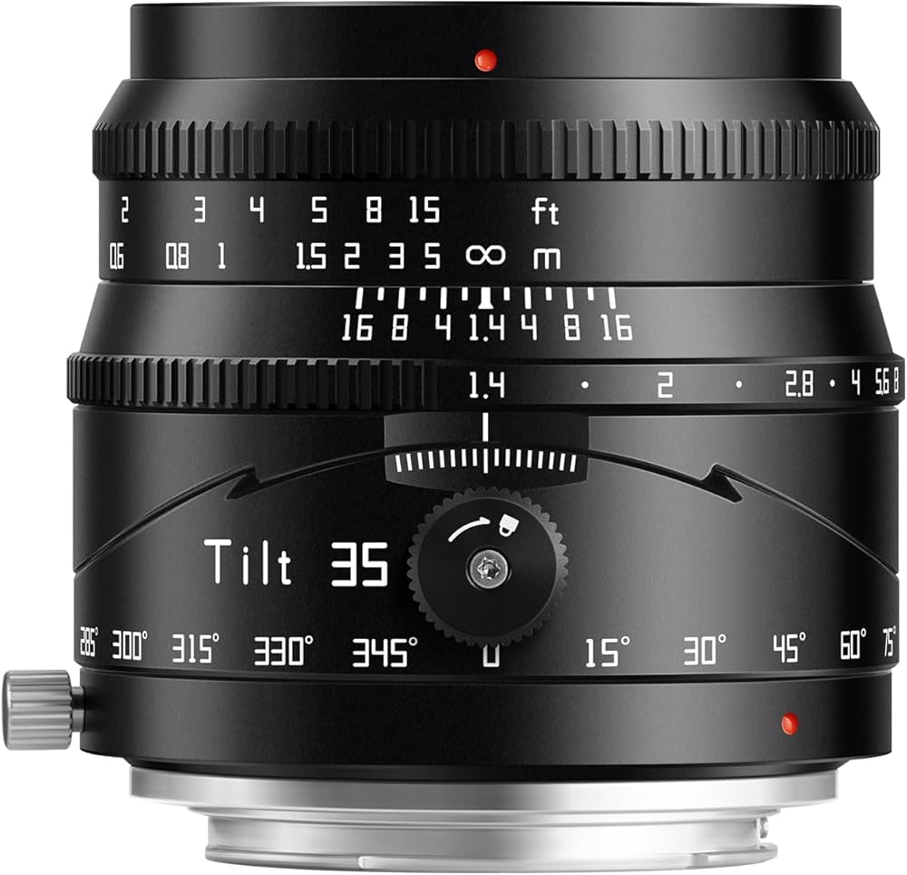 Amazon.co.jp: TTArtisan Tilt 35mm F1.4 Zマウント 単焦点レンズ APS