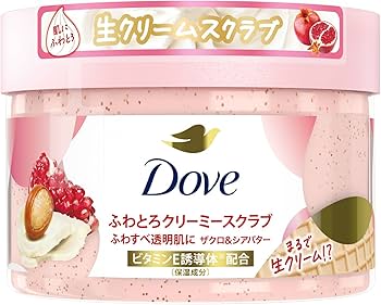 Amazon | Dove(ダヴ) ザクロ&シアバター クリーミースクラブ ボディ