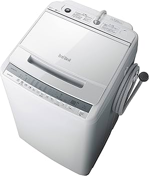 Amazon | 日立 全自動洗濯機 ビートウォッシュ 洗濯容量8kg 本体幅57cm