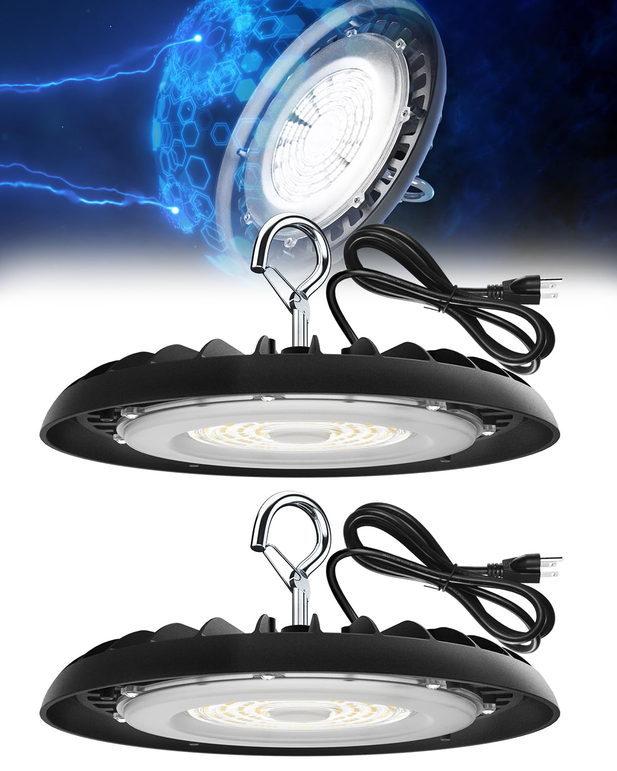 Barrina UFO LED High Bay Light, 150W 21000LM, High Bay LED Shop