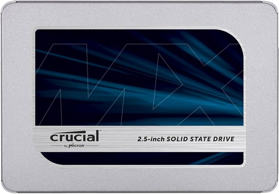 Crucial MX500 500GB 3D NAND SATA 2.5 Inch Internal SSD, up to