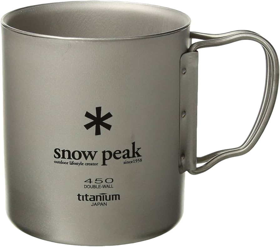 Amazon.com : Snow Peak Double Wall 450 Cup One Size : Sports