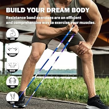 Amazon.co.jp: LECARDIOトレーニングチューブ 迷彩です筋トレチューブ