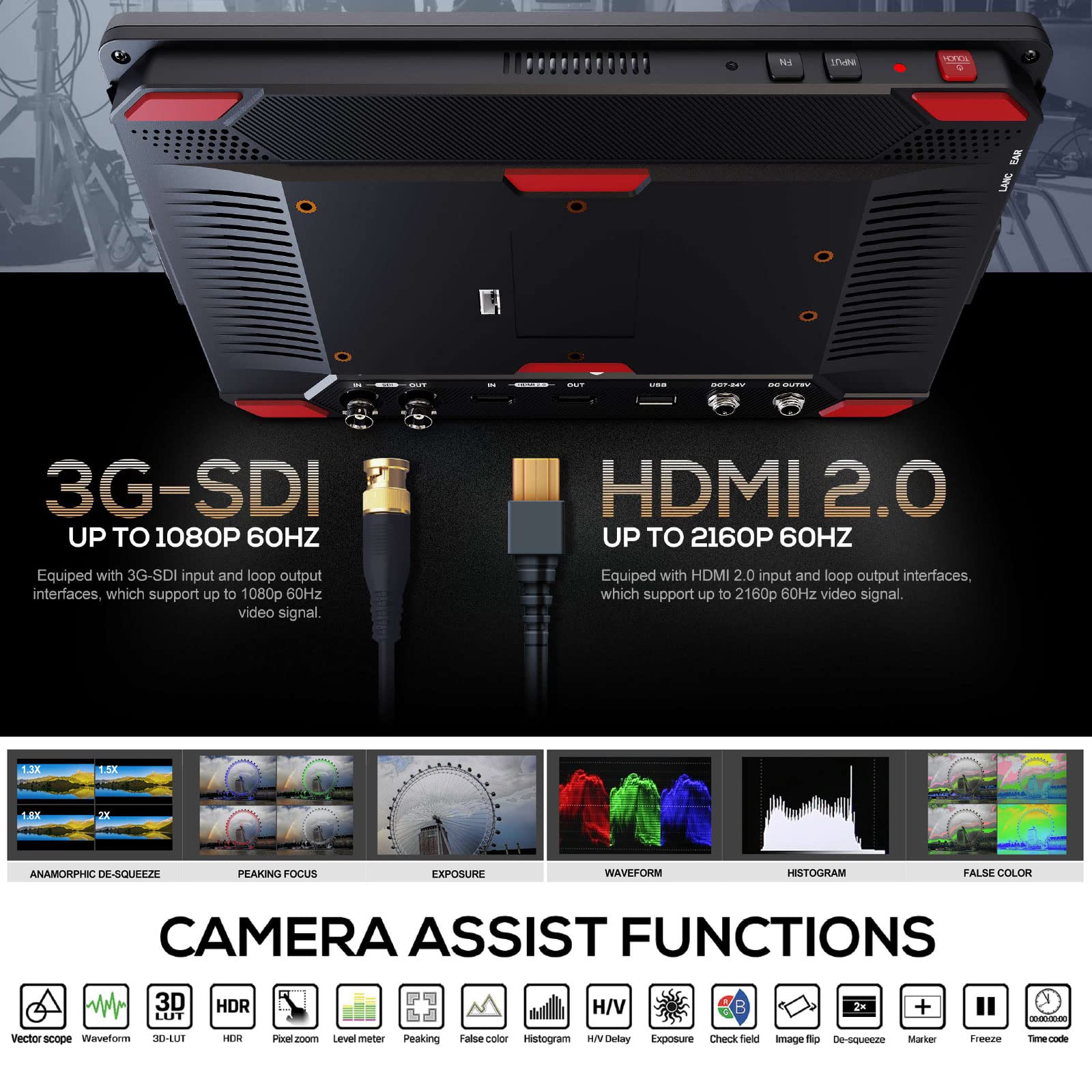 Amazon | LILLIPUT HT10S 10.1インチカメラフィールドモニター